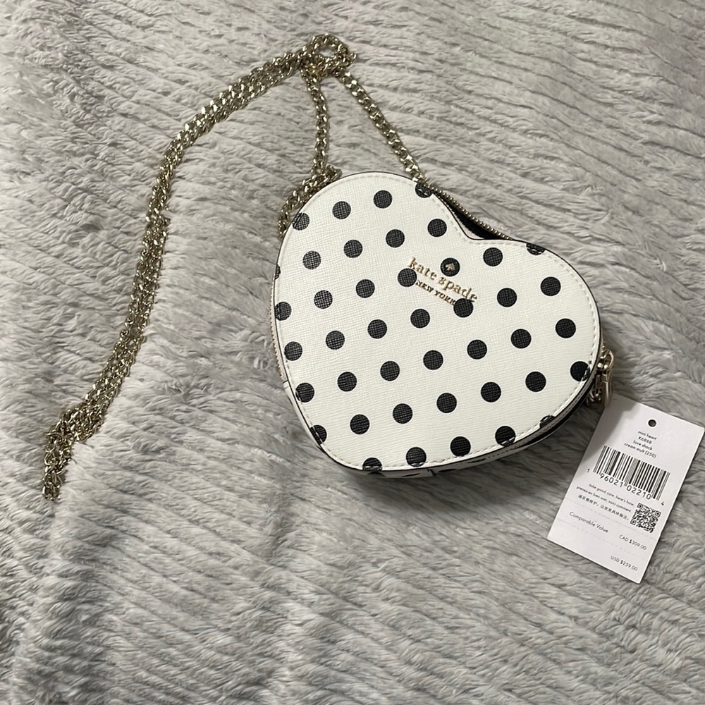 Heart shaped Kate spade purse